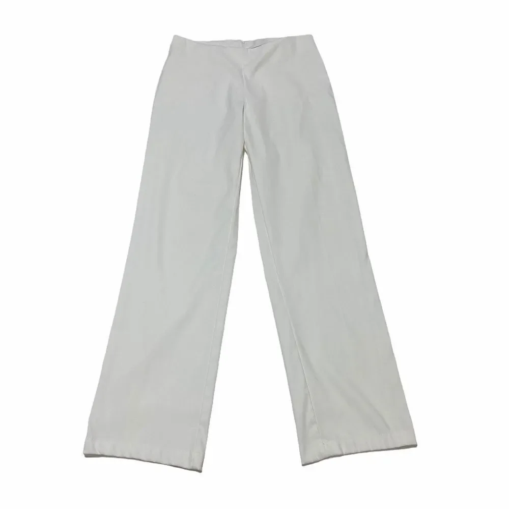 THE White House White Flare Dress Pant Trousers 10
